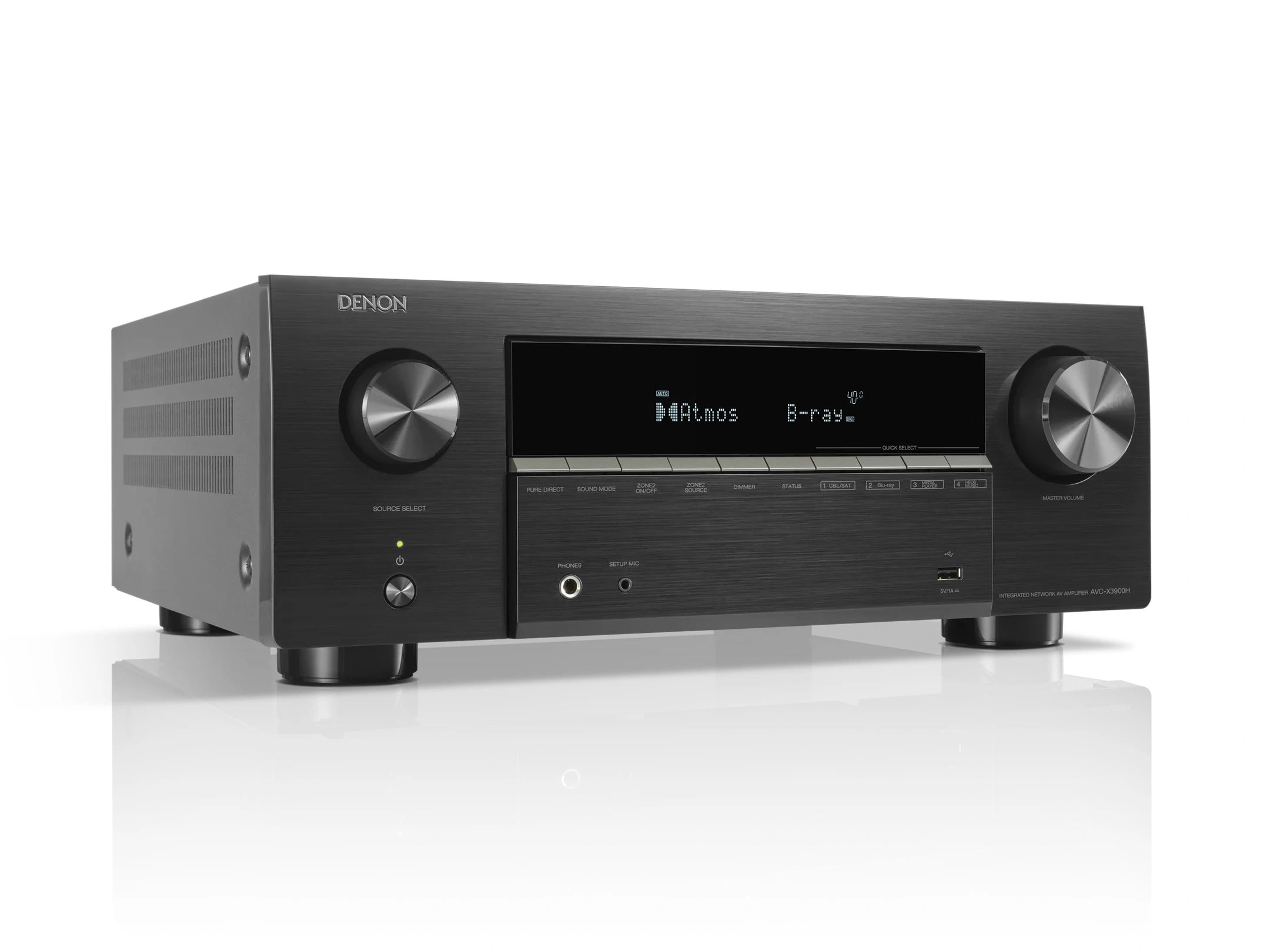 AVC-X3900H 9.4 Ch. 105W 4K/8K Dolby Atmos AV Amplifier Powered by HEOS™