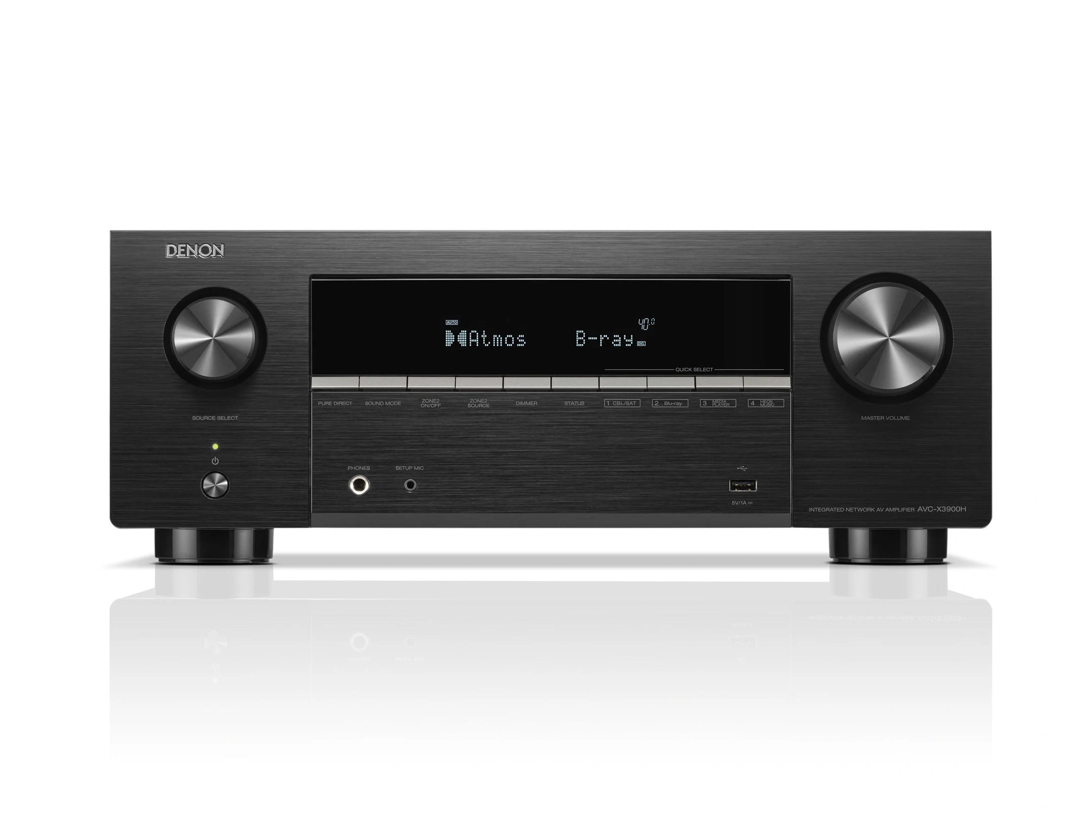 AVC-X3900H 9.4 Ch. 105W 4K/8K Dolby Atmos AV Amplifier Powered by HEOS™