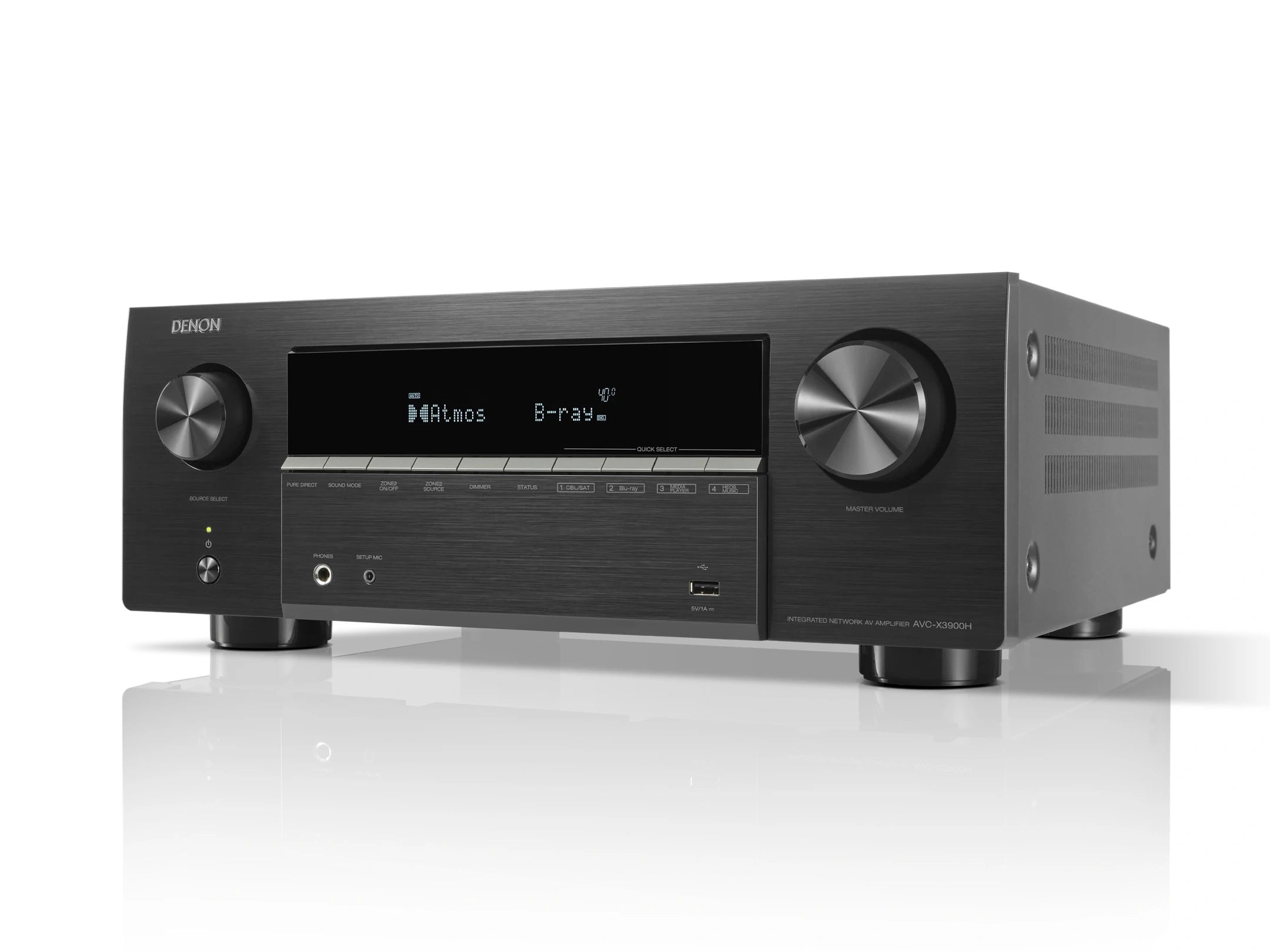 AVC-X3900H 9.4 Ch. 105W 4K/8K Dolby Atmos AV Amplifier Powered by HEOS™