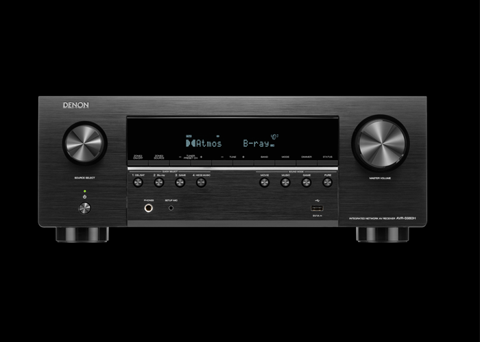 AVR-S980H 7.2 Ch. 90W 4K/8K Dolby Atmos AV Receiver Powered by HEOS™