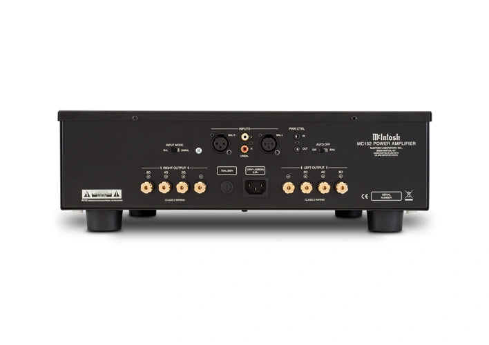 McIntosh MC152 2-Channel Power Amplifier Ideal for 2-Channel Audio Systems & Home Theater Systems