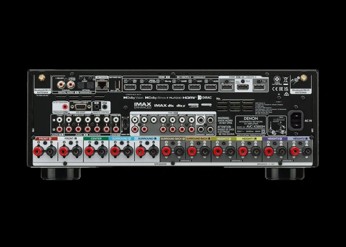 AVC-X3900H 9.4 Ch. 105W 4K/8K Dolby Atmos AV Amplifier Powered by HEOS™
