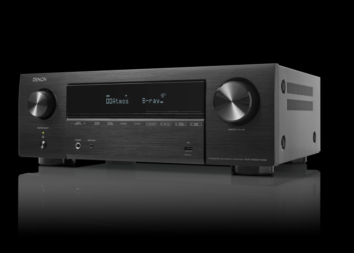 AVR-X1800H DAB 7.2 Ch. 80W 8K AV Receiver Powered by HEOS™ and DAB+