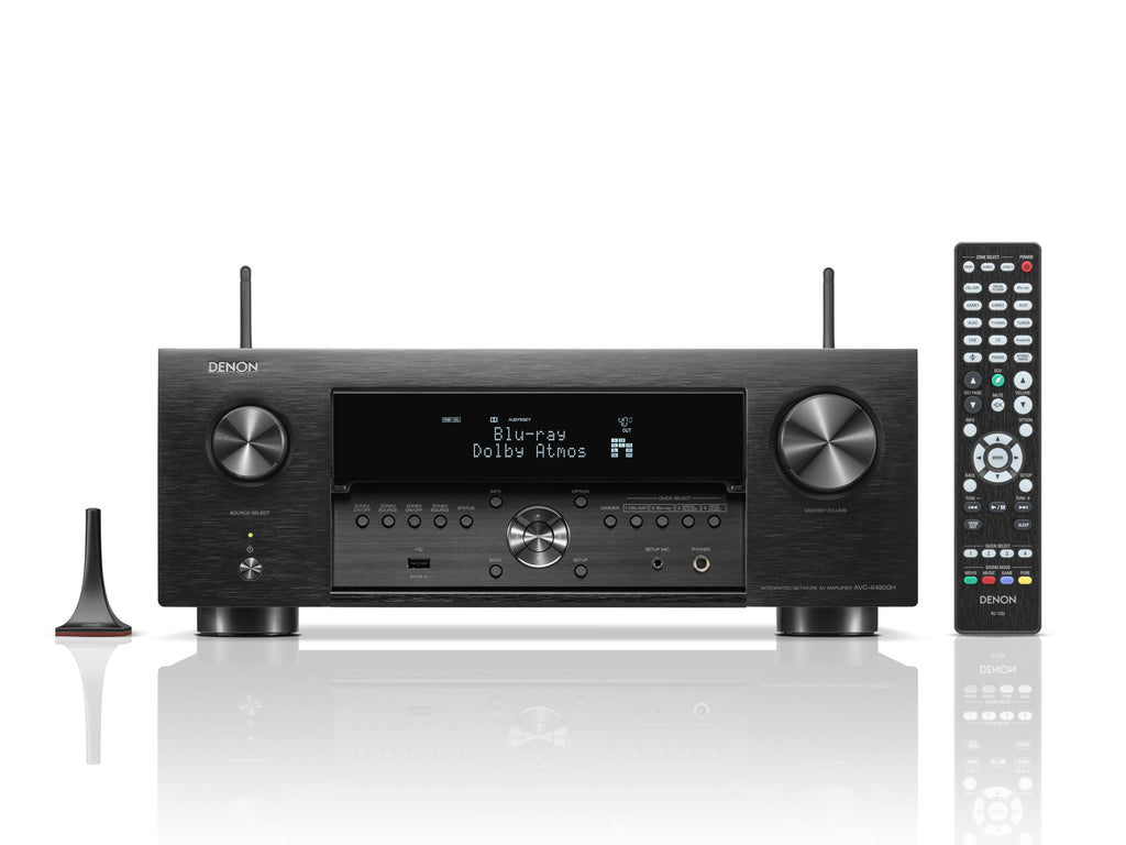 Denon AVC-X4800H 9.4 Ch. 125W 8K AV Receiver Powered by HEOS™