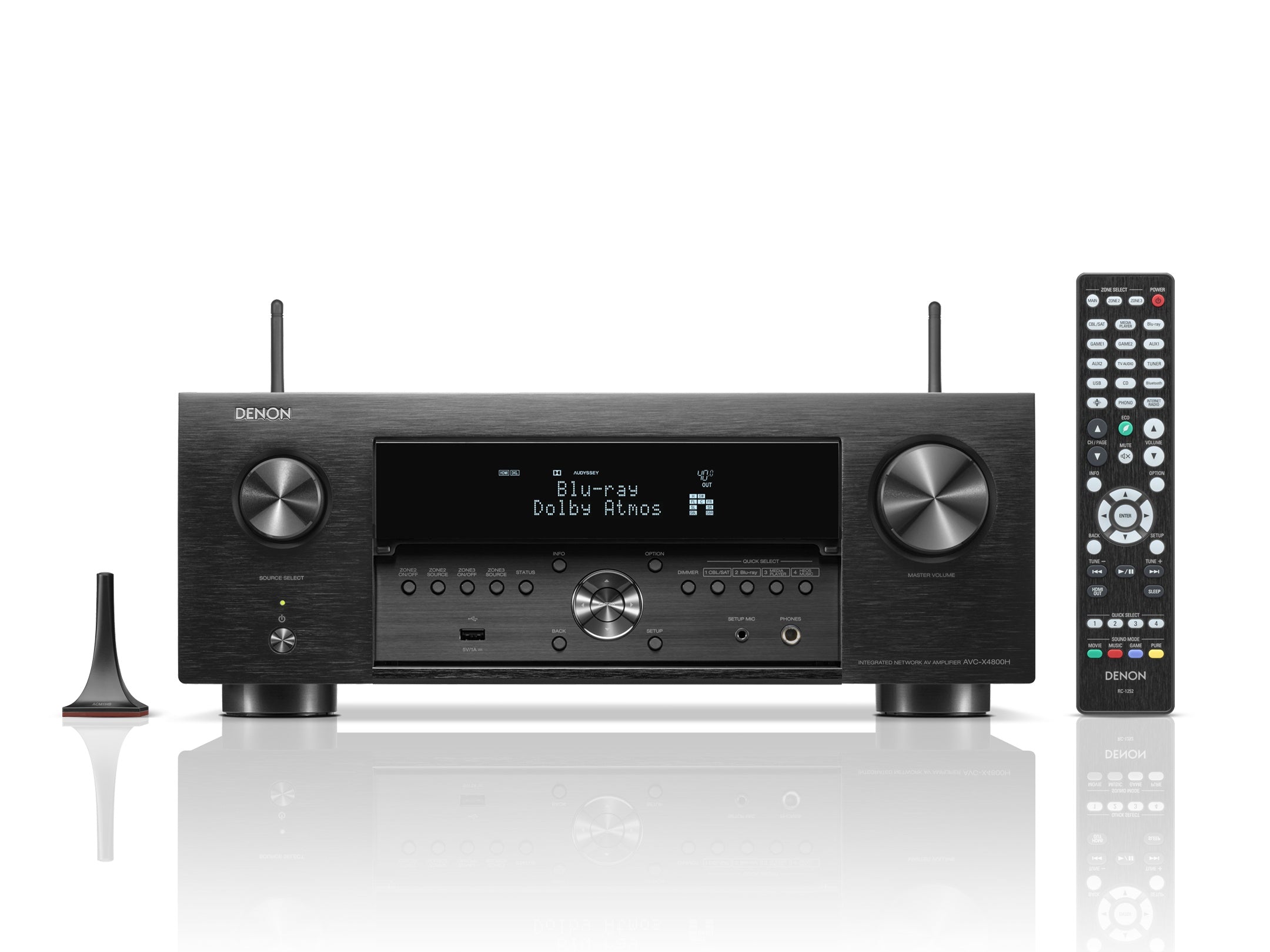 AVC-X4800H 9.4 Ch. 125W 8K AV Receiver Powered by HEOS™