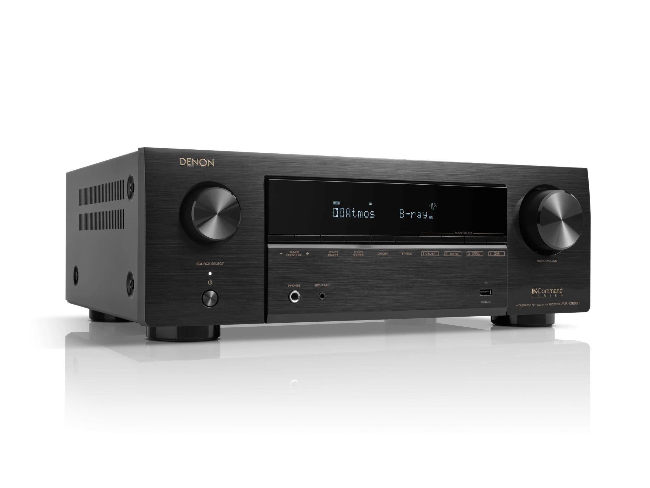 AVR-X1800H 7.2 Ch. 80W 8K AV Receiver Powered by HEOS™