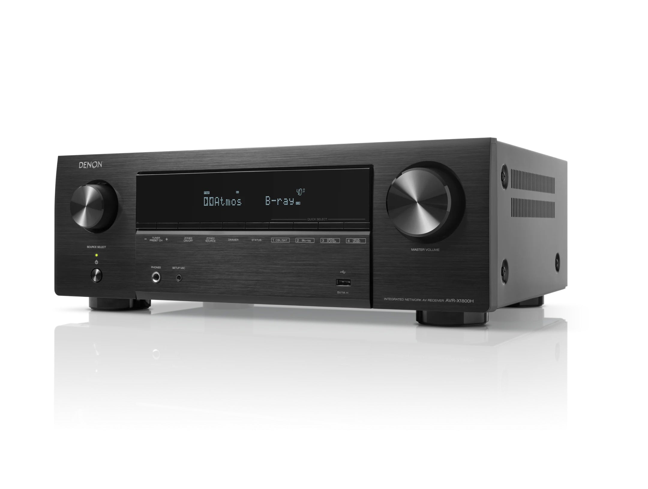 AVR-X1800H 7.2 Ch. 80W 8K AV Receiver Powered by HEOS™