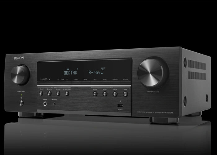 AVR-S670H 5.2 Ch. 140W 8K AV Receiver Powered by HEOS™
