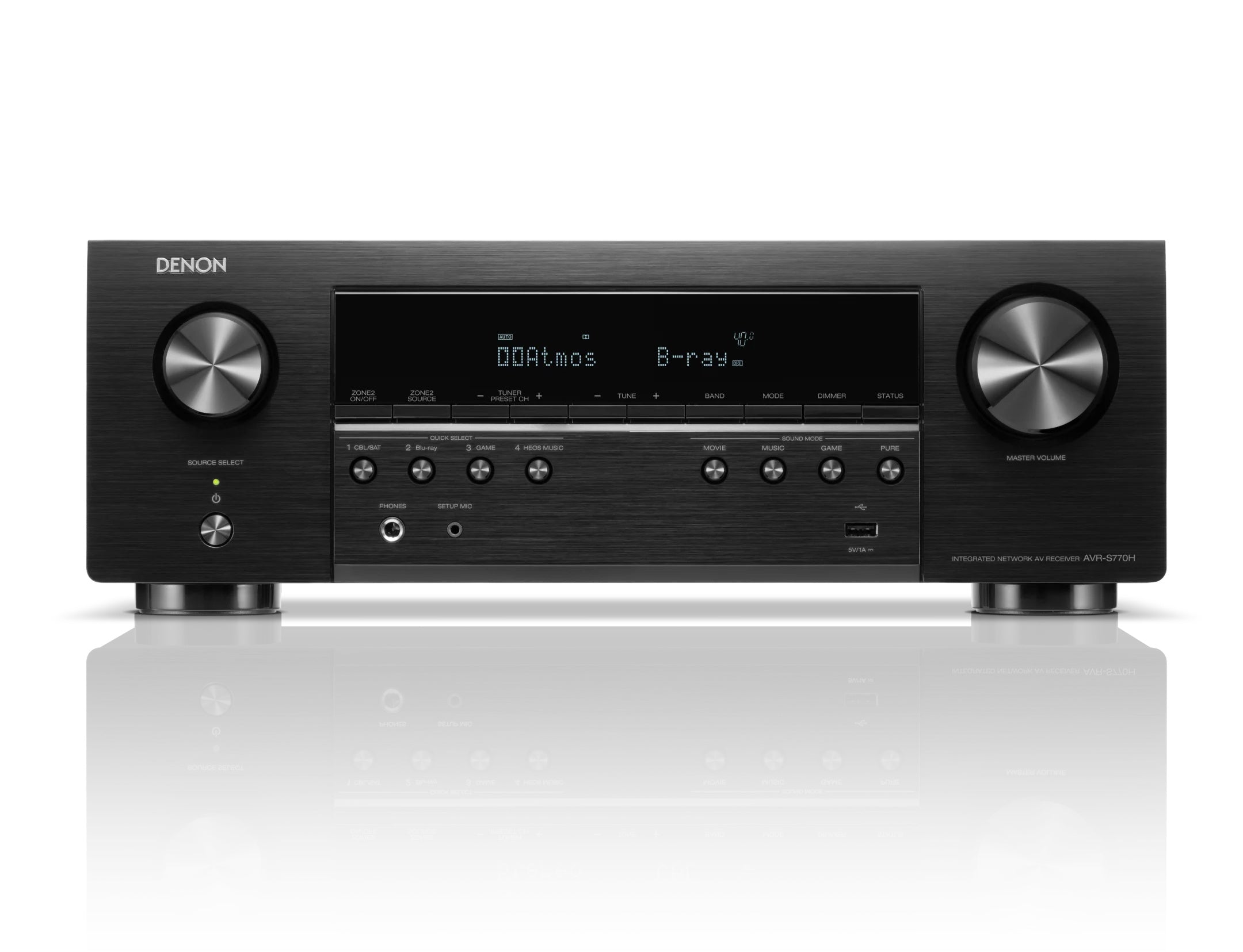 AVR-S770H 7.2 Ch. 140W 8K AV Receiver Powered by HEOS™