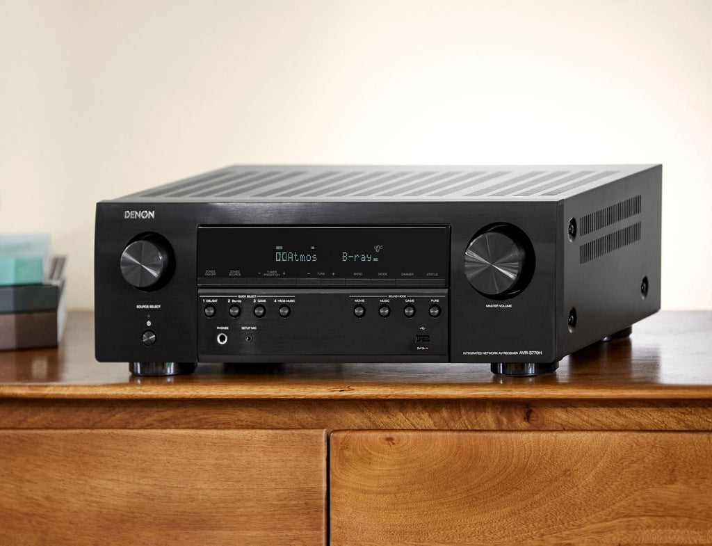 Denon AVR-S770H 7.2 Ch. 140W 8K AV Receiver Powered by HEOS™