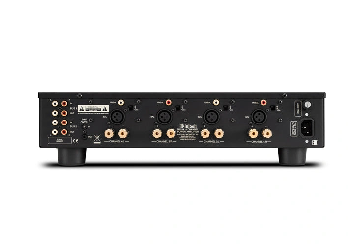 McIntosh MI254 4-Channel Power Amplifier Ideal for Home Theater Systems & Distributed Audio Systems
