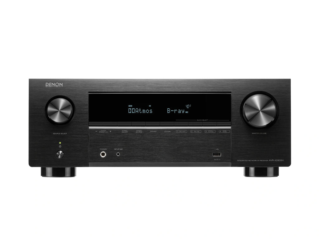 Denon AVR-X2800H 7.2 Ch. 95W 8K AV Receiver Powered by HEOS™