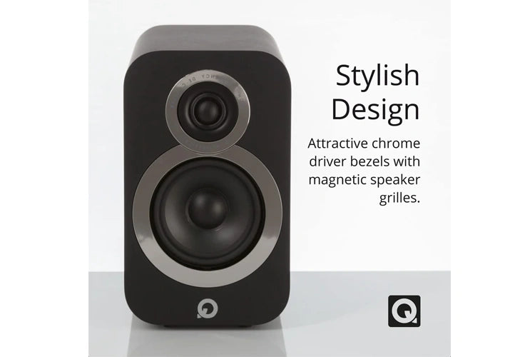 Q Acoustics  3010i   Compact   Bookshelf   Speaker   Pair