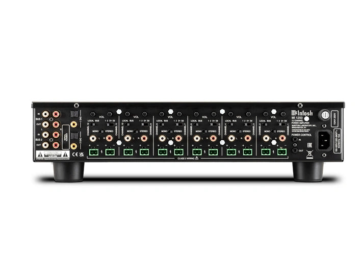 McIntosh MI1250 12-Channel Power Amplifier Ideal for Distributed Audio Systems