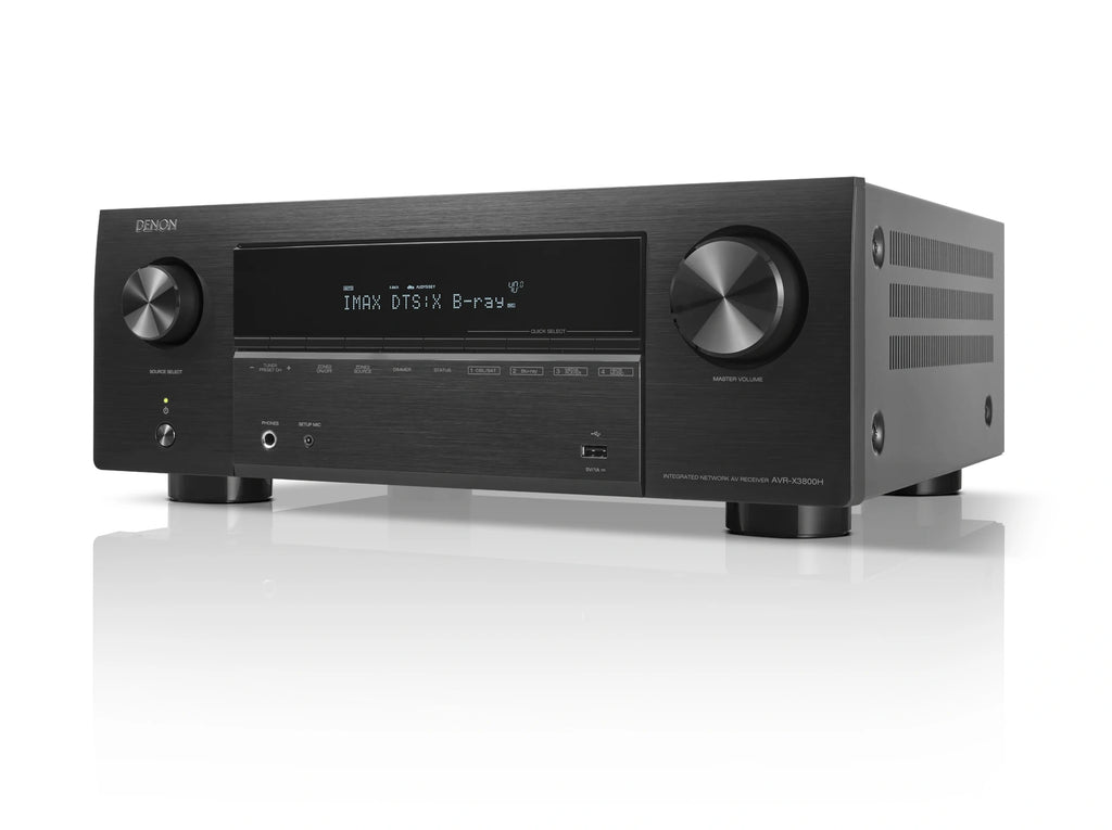 Denon AVC-X3800H 9.4 Ch. 105W 8K AV Amplifier Powered by HEOS™