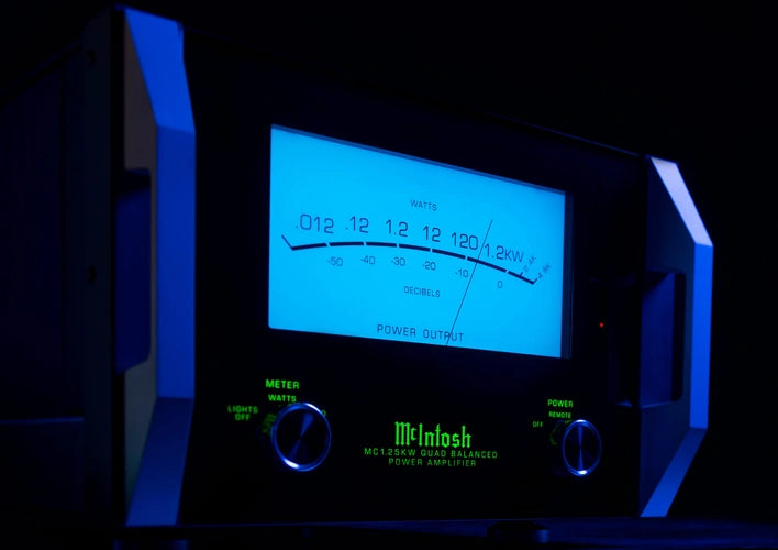 McIntosh MC1.25KW 1-Channel Power Amplifier Ideal for 2-Channel Audio Systems & Home Theater Systems