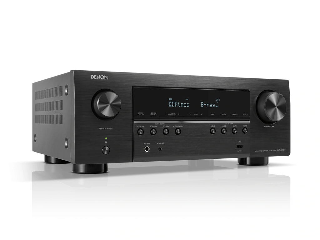 Denon AVR-S970H 7.2 Ch. 90W 8K AV Receiver Powered by HEOS™