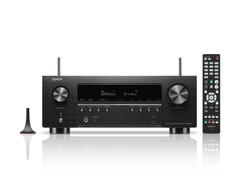 Denon AVR-S970H 7.2 Ch. 90W 8K AV Receiver Powered by HEOS™
