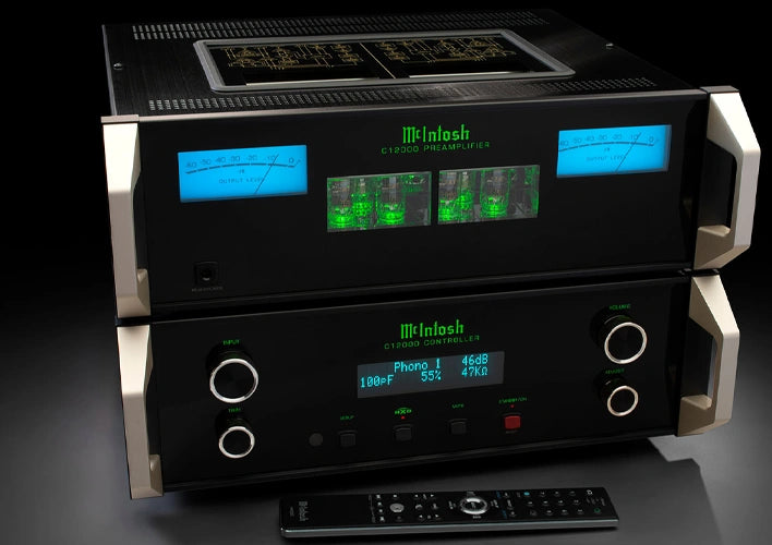 McIntosh C12000 2-Channel Preamplifier Ideal for 2-Channel Audio Systems