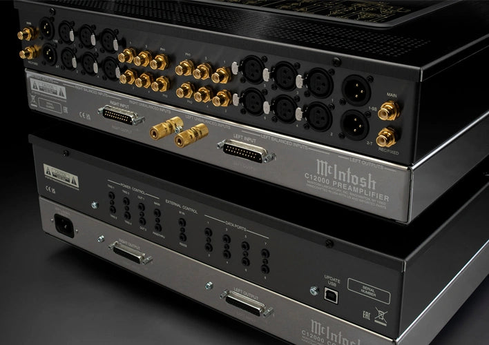 McIntosh C12000 2-Channel Preamplifier Ideal for 2-Channel Audio Systems
