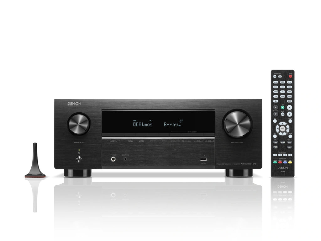 Denon AVR-X2800H DAB 7.2 Ch. 95W 8K AV Receiver Powered by HEOS™ and DAB+