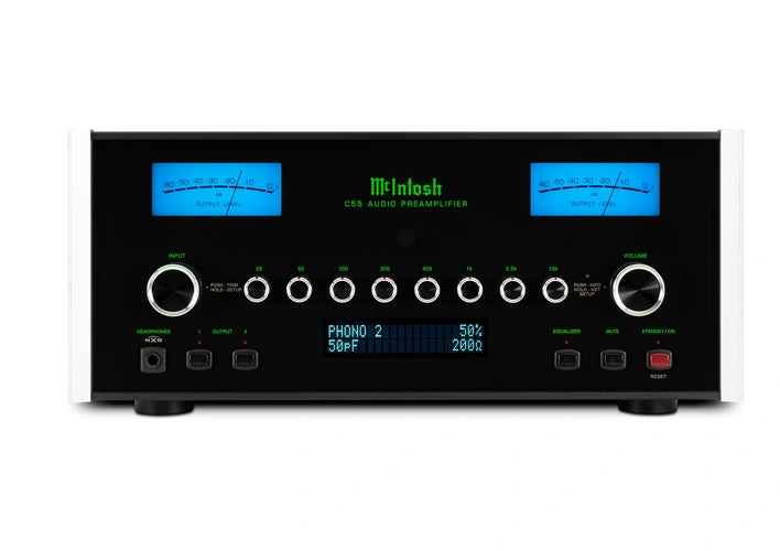 McIntosh C55 2-Channel Preamplifier Ideal for 2-Channel Audio Systems