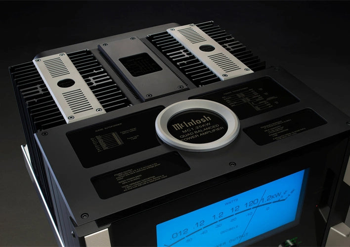 McIntosh MC1.25KW 1-Channel Power Amplifier Ideal for 2-Channel Audio Systems & Home Theater Systems