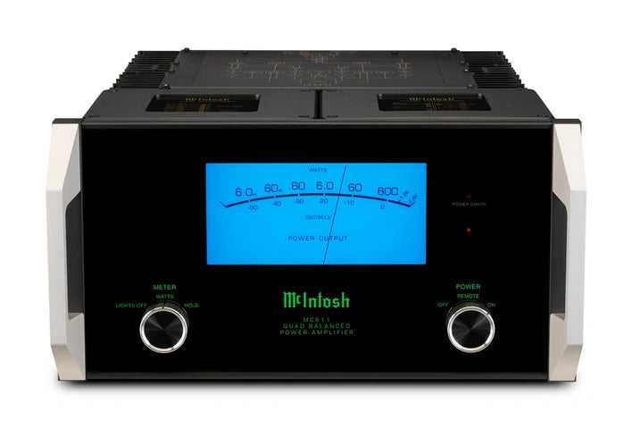 McIntosh MC611 1-Channel Power Amplifier Ideal for 2-Channel Audio Systems & Home Theater Systems
