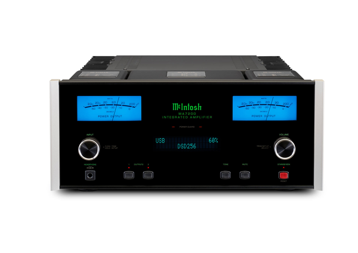 McIntosh MA7200 2-Channel Integrated Amplifier Ideal for 2-Channel Audio Systems