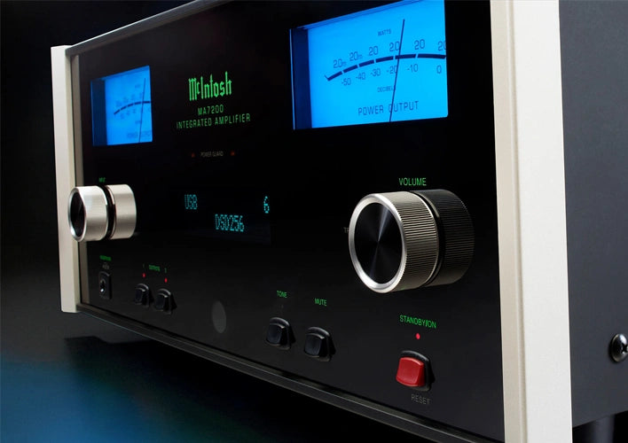McIntosh MA7200 2-Channel Integrated Amplifier Ideal for 2-Channel Audio Systems