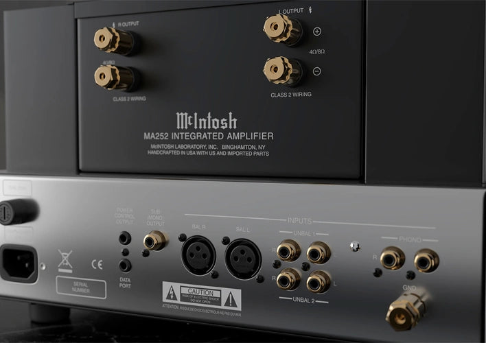 McIntosh MA252 2-Channel Integrated Amplifier Ideal for 2-Channel Audio Systems