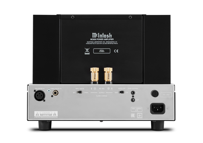 McIntosh MC830 1-Channel Power Amplifier Ideal for 2-Channel Audio Systems & Home Theater Systems