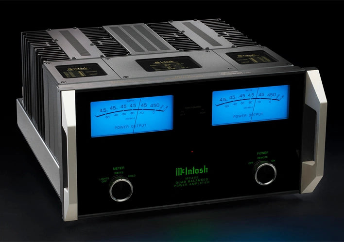 McIntosh MC462 2-Channel Power Amplifier Ideal for 2-Channel Audio Systems & Home Theater Systems