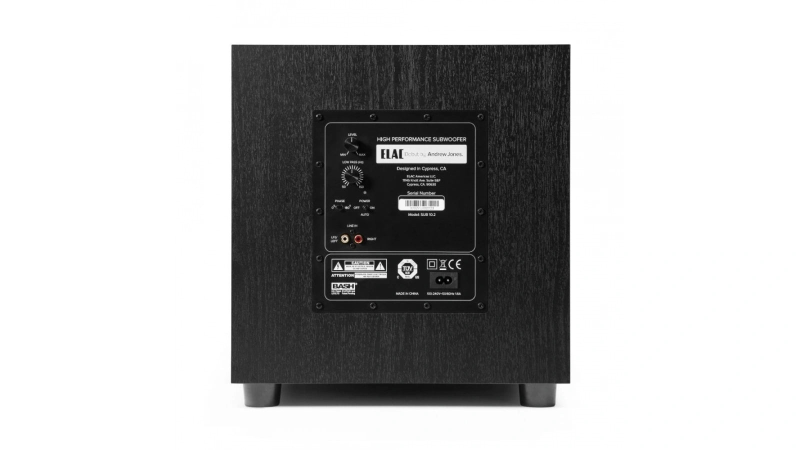 Elac ELAC Debut 2.0  Subwoofer Speaker – S10.2 (DS102-BK)