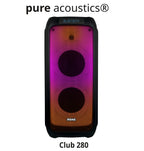 Pure Acoustic Club-280 Portable Bluetooth Karaoke Speaker