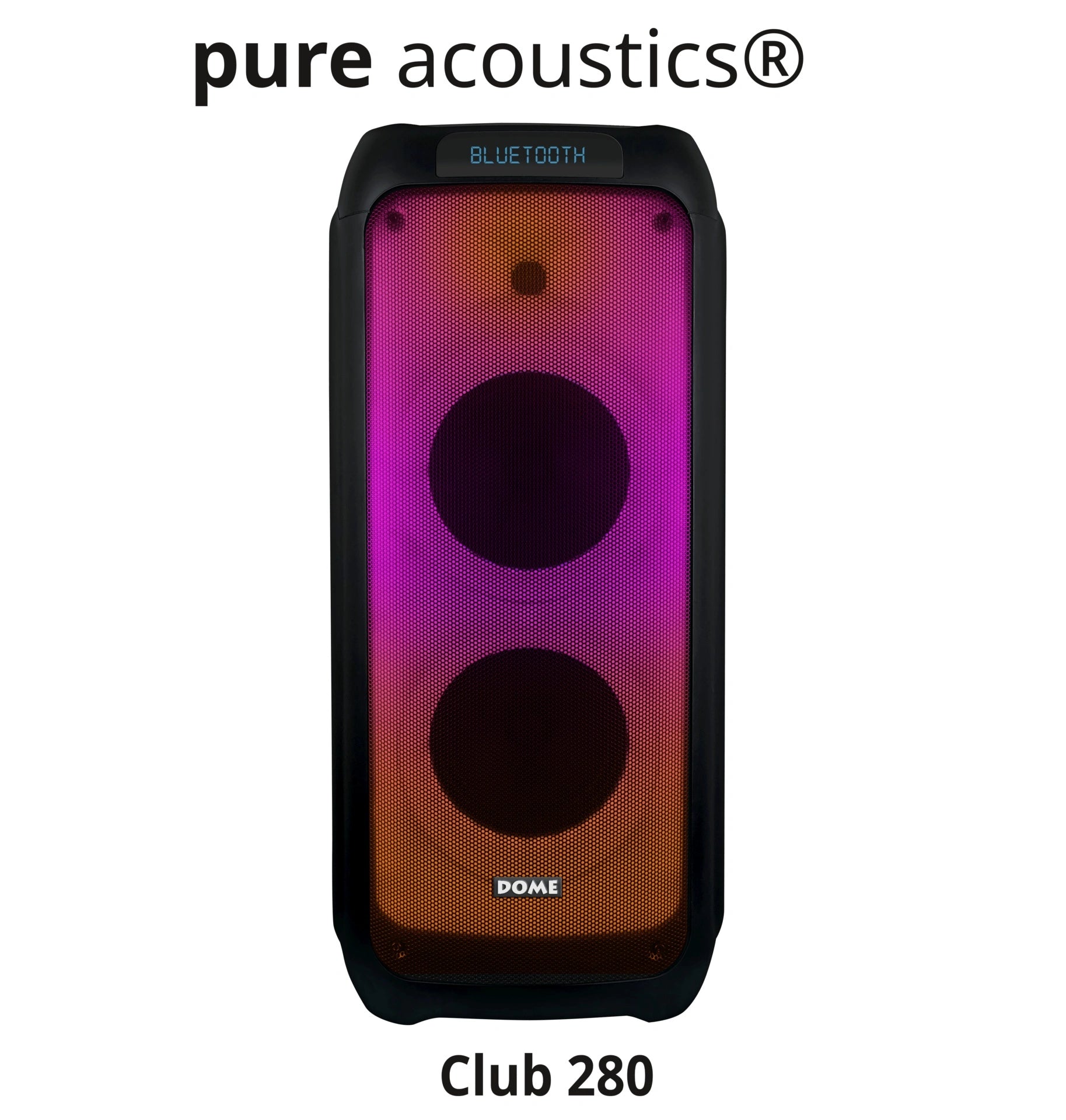Pure Acoustic Club-280 Portable Bluetooth Karaoke Speaker