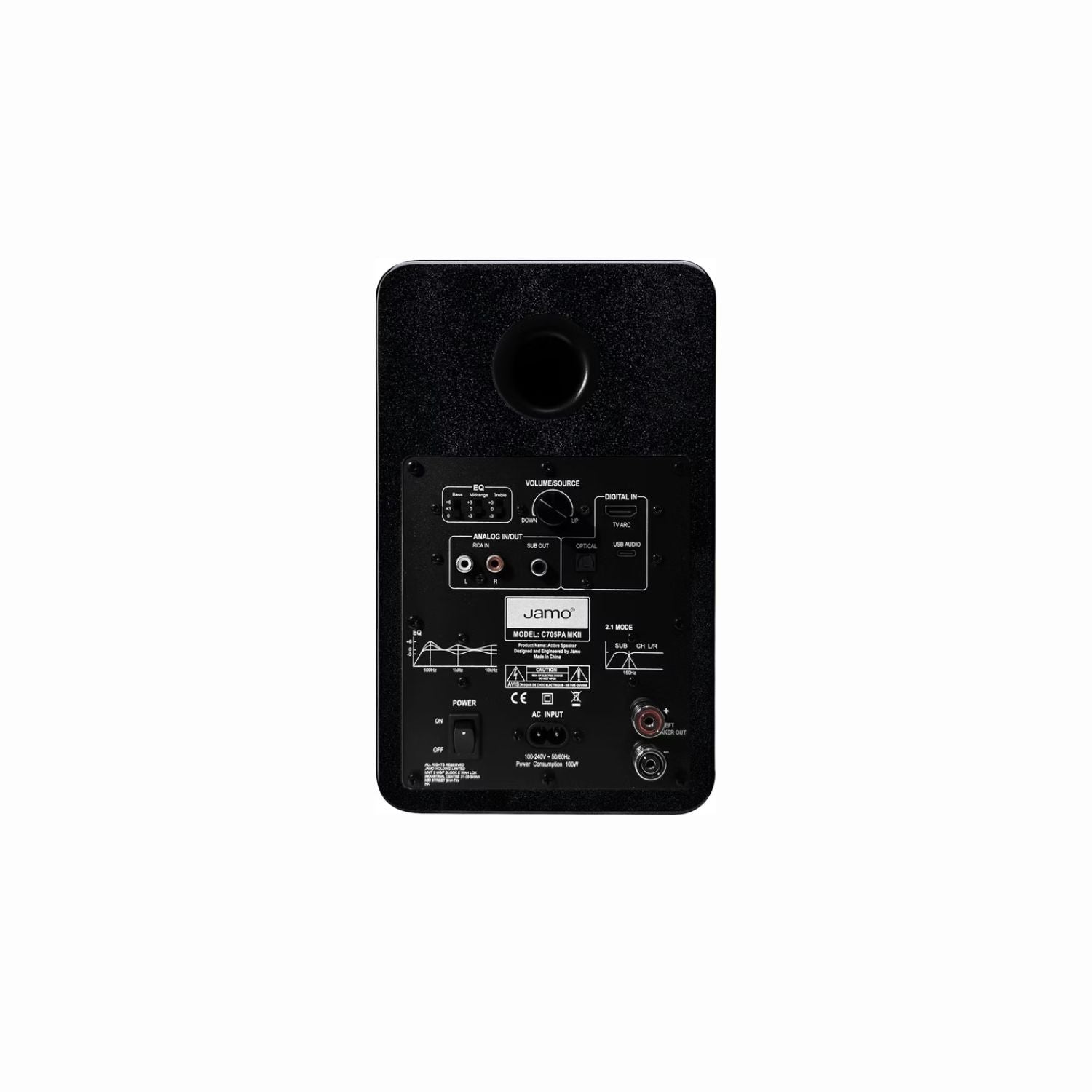 Jamo C705PA II Powered Speakers | 4” Woofer | HDMI & Bluetooth aptX | Compact Active Speakers India