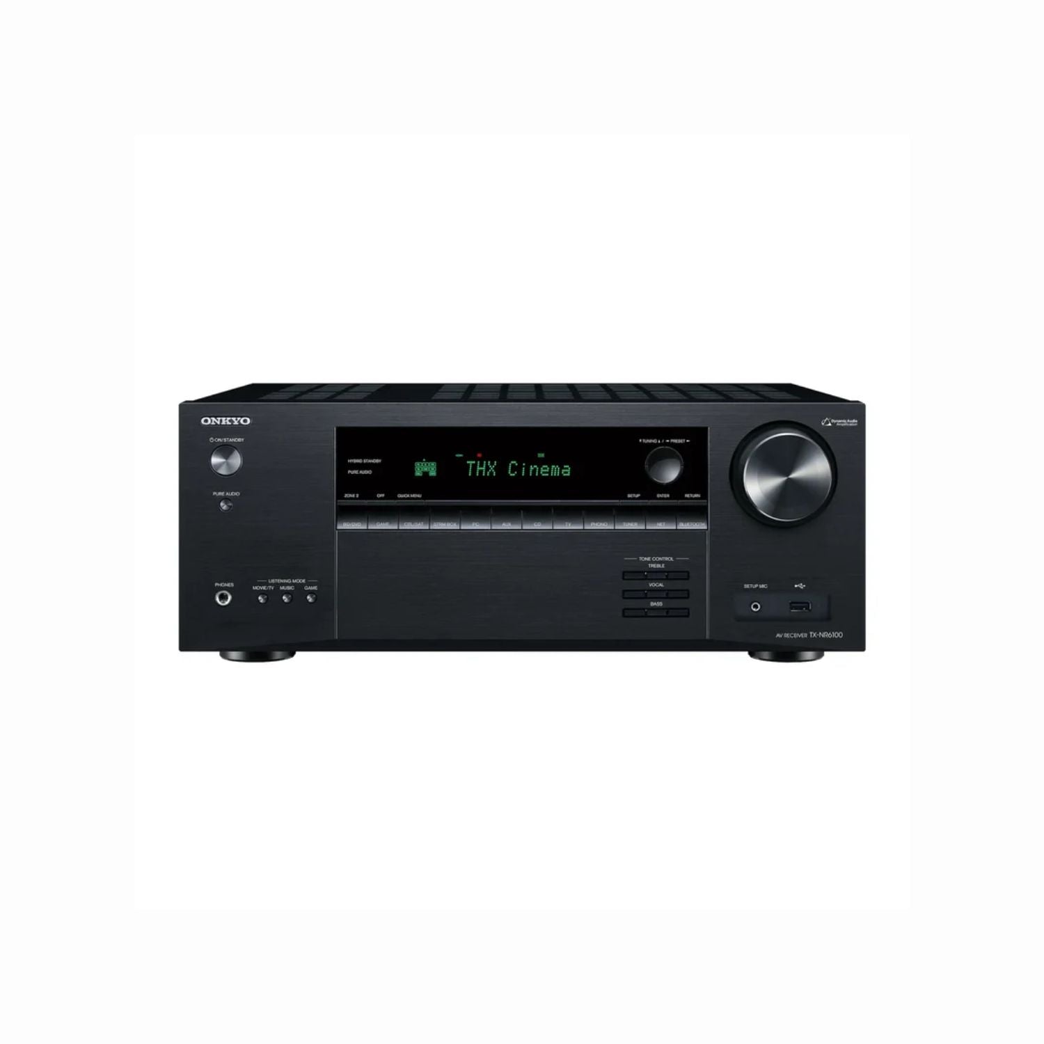 Onkyo TX-NR6100 AV Receiver | 7.2 Channel | Dolby Atmos | THX Certified | 8K HDMI | Home Theatre India