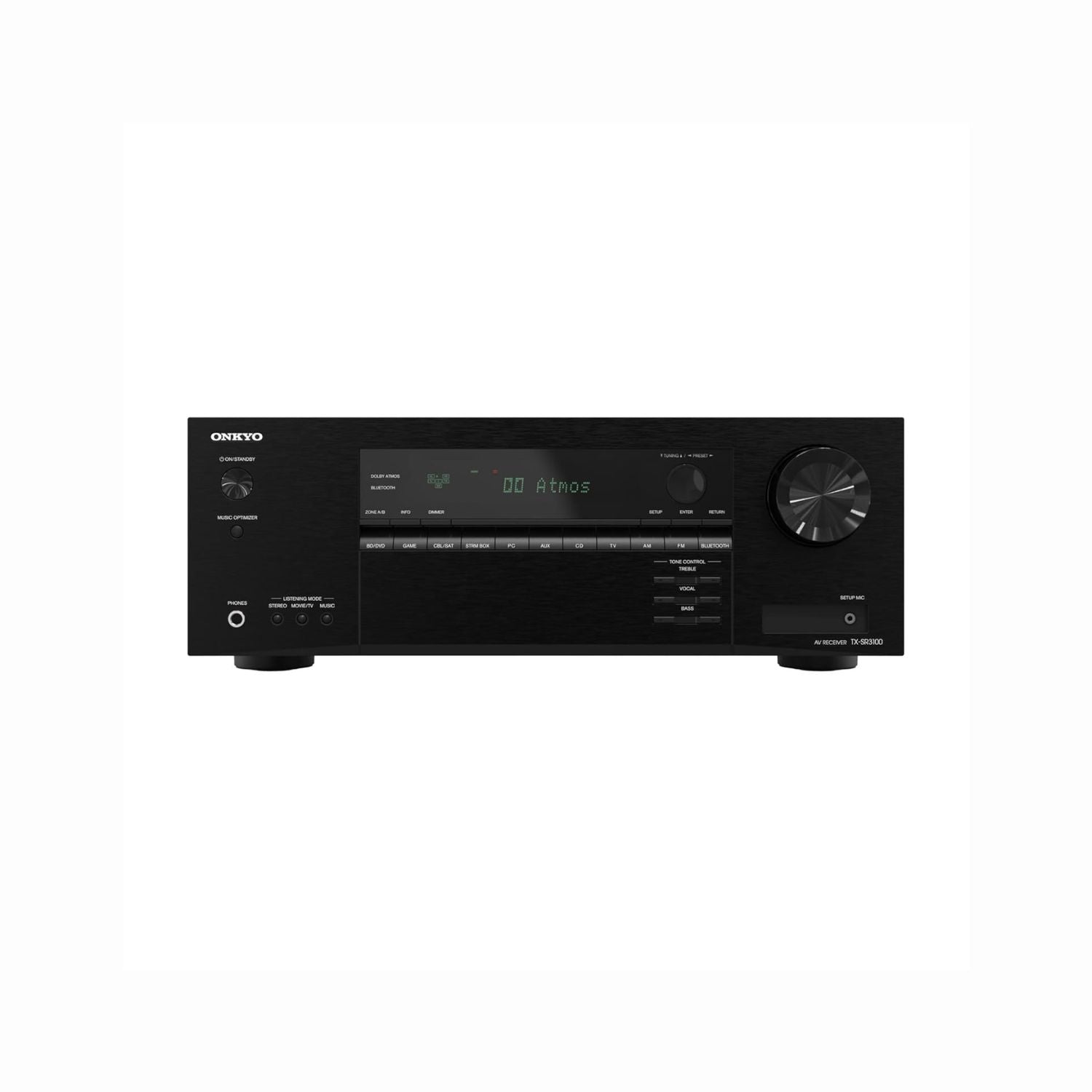 Onkyo TX-SR3100 AV Receiver | 5.2 Channel | Dolby Atmos & DTS:X | 8K HDMI | Home Theatre Amplifier India