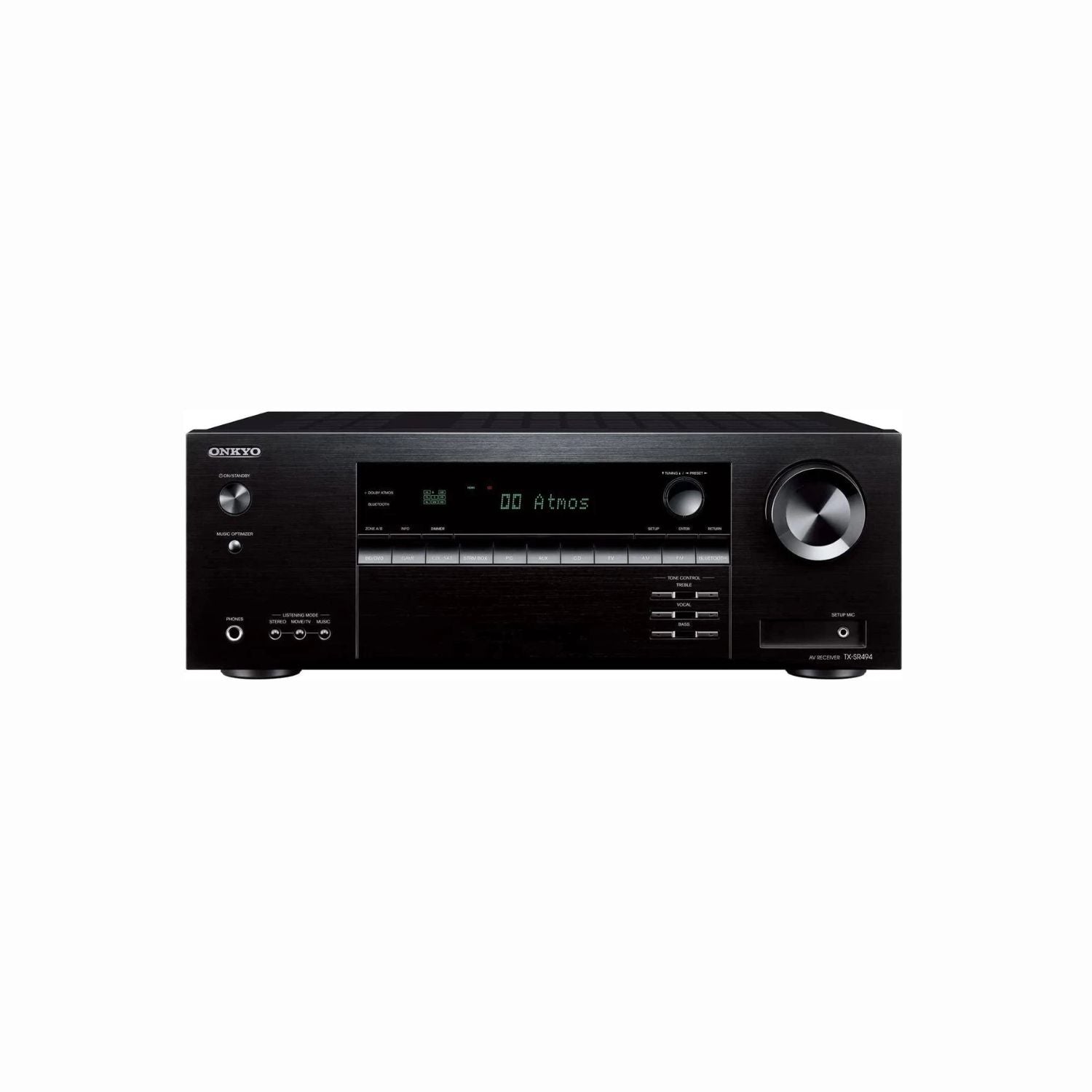 Onkyo TX-SR494 AV Receiver | 7.2 Channel | Dolby Atmos & DTS:X | 4K HDMI | Home Theatre Amplifier India
