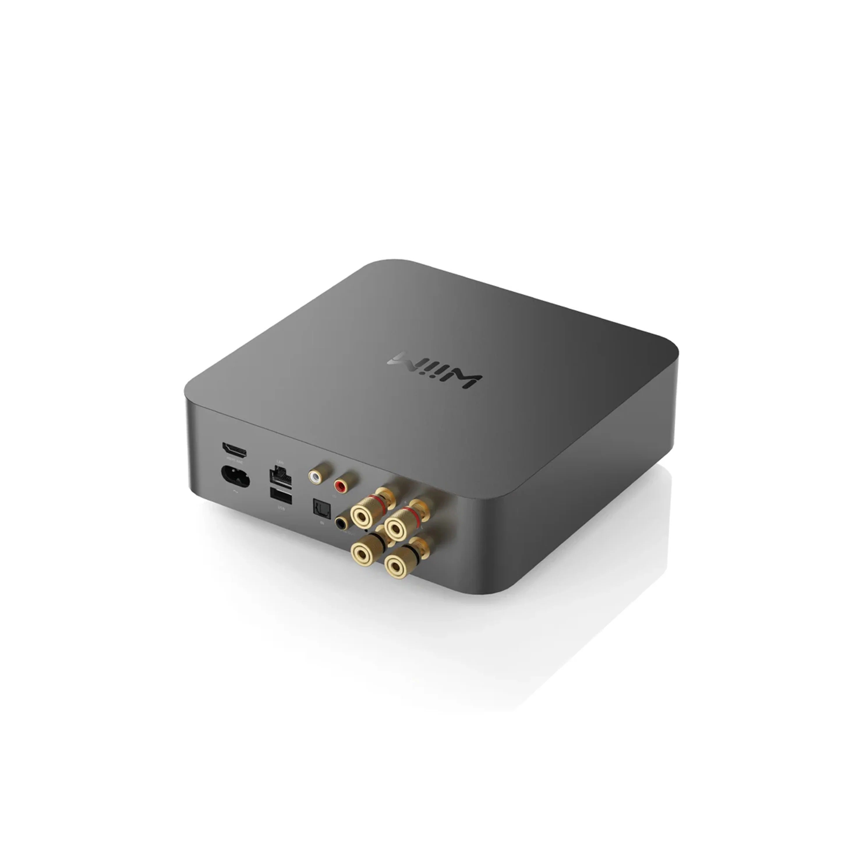 WiiM Amp Pro Streaming Amplifier | 32-bit/384kHz ES9038 Q2M DAC | WiFi 6E & BT 5.3 | High-Performance Smart Amp India
