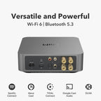 WiiM Amp Pro Streaming Amplifier | 32-bit/384kHz ES9038 Q2M DAC | WiFi 6E & BT 5.3 | High-Performance Smart Amp India