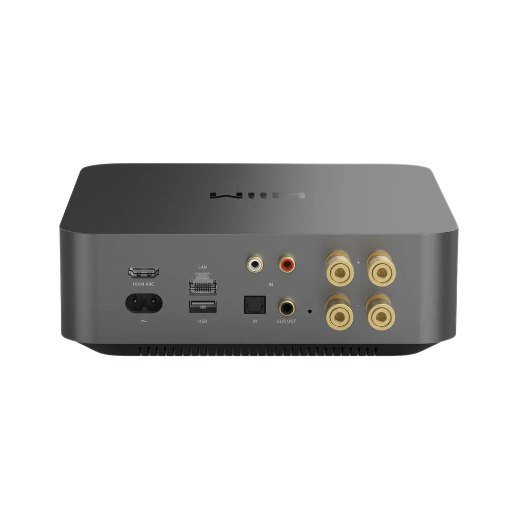 WiiM Amp Multi-room Streaming Amplifier | 60W per Channel | HDMI ARC & Subwoofer Out | Compact Stereo Amplifier India
