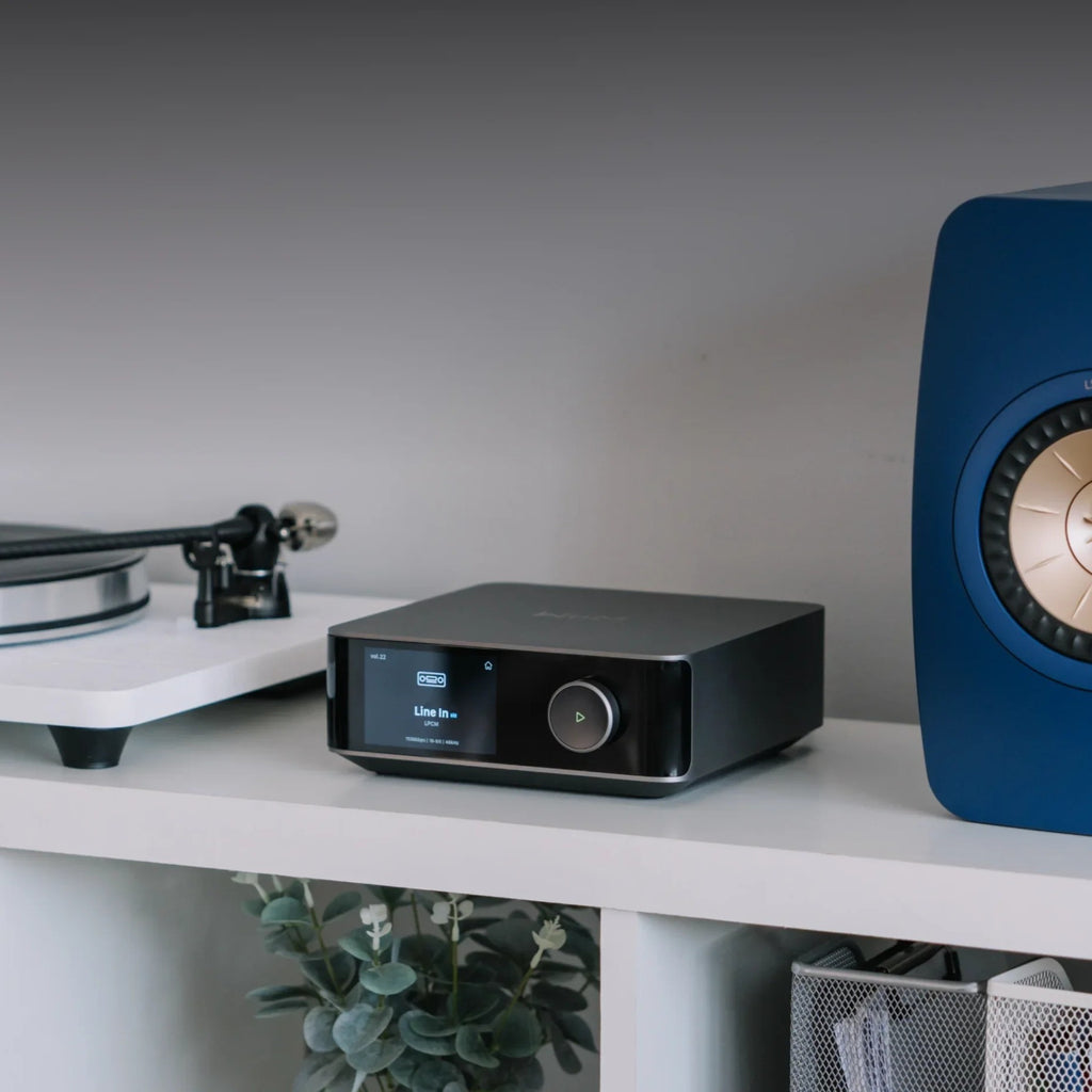 WiiM Amp Ultra Flagship Streaming Amplifier | 100W per Channel | 3.5” Touch Screen | ESS ES9039Q2M SABRE DAC
