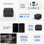 WiiM Sub Pro Wireless Subwoofer | High-Gloss Modern Finish | RCA & Wireless Connectivity | AI Room Calibration