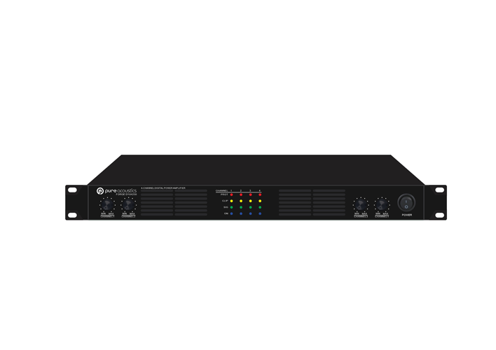 Pure Acoustic Forge D1U4250 4-Ch Digital Power Amplifier