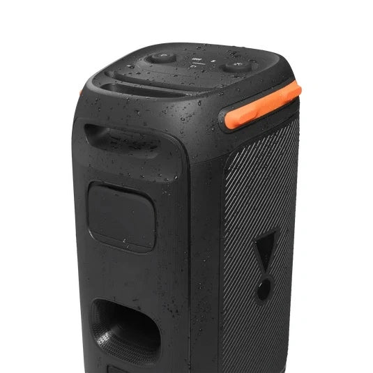 JBL Partybox 110 Portable party speaker with 160W powerful sound, built-in lights and splashproof design.