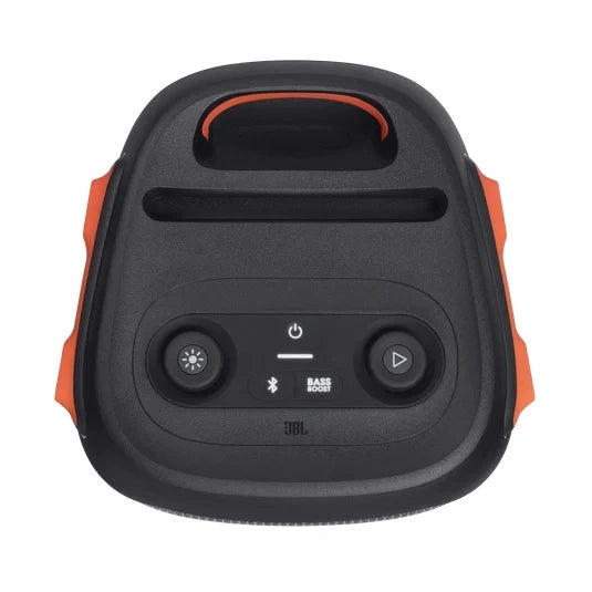 JBL Partybox 110 Portable party speaker with 160W powerful sound, built-in lights and splashproof design.