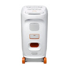 JBL PartyBox Stage 320 Portable party speaker with powerful JBL Pro Sound, an adaptive lightshow, splashproof, replaceable battery, telescopic handle and wheels