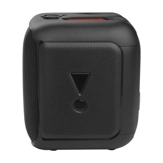 JBL Partybox Encore Essential Portable party speaker with powerful 100W sound, built-in dynamic light show, and splash proof design.